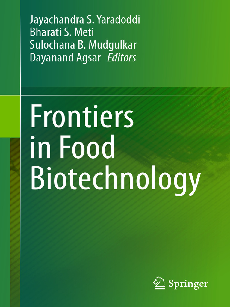Frontiers in Food Biotechnology (Springer, 2024) | PDF
