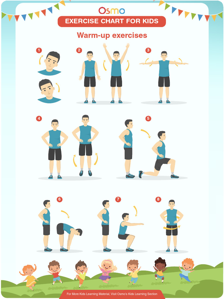 Exercise Chart For Kids | PDF
