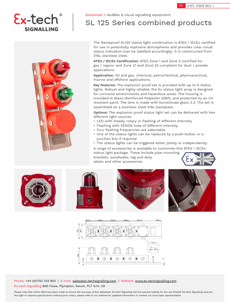 Extech SL 125 Datasheet 2 | PDF | Alternating Current | Power Supply
