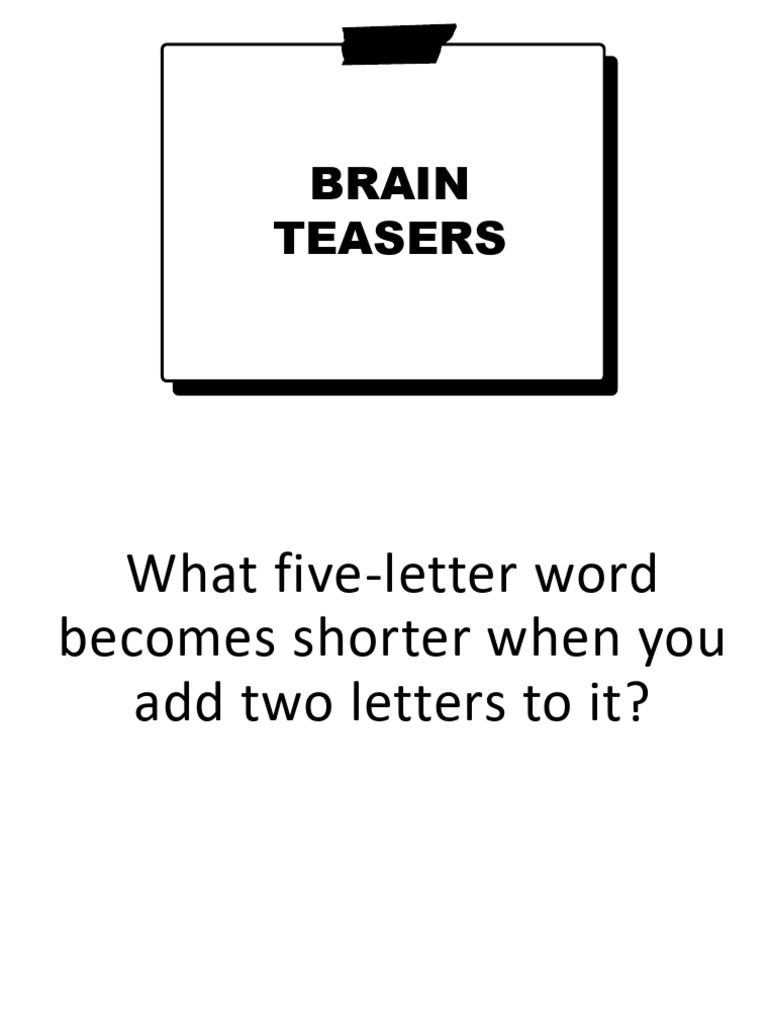 Brain Teasers and Critical Reading Tips | PDF | Reason | Argument