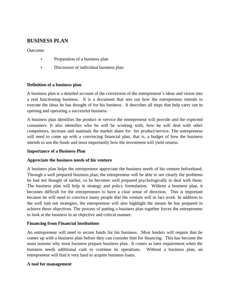 Essential Components of a Business Plan | PDF | Balance Sheet | Working ...