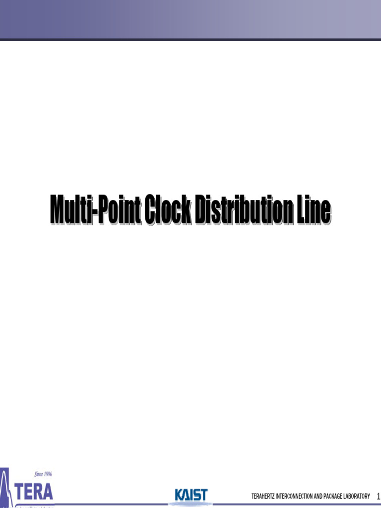 High-Speed Clock Distribution Techniques | PDF | Electrical Engineering ...