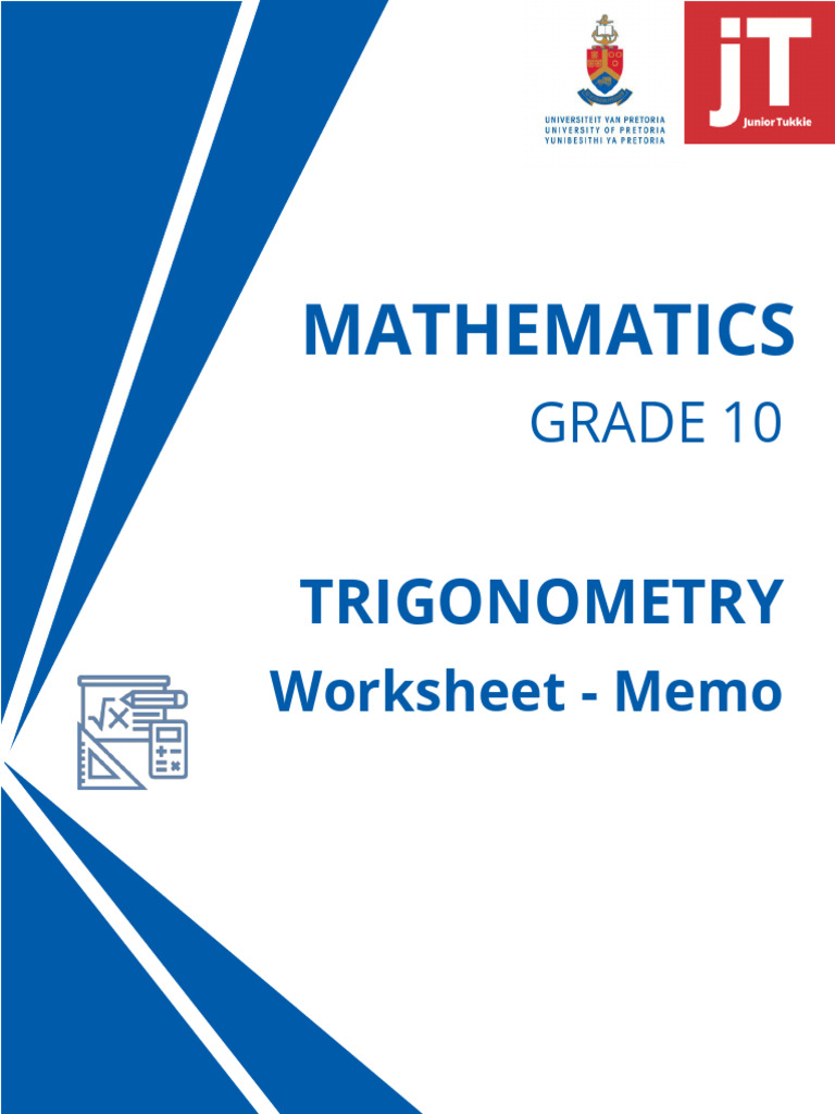 Grade 10 Trigonometry Worksheet | PDF