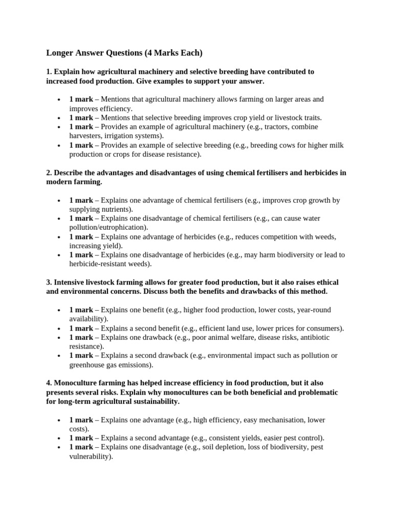 Impact of Farming Practices on Food Production | PDF | Agriculture ...