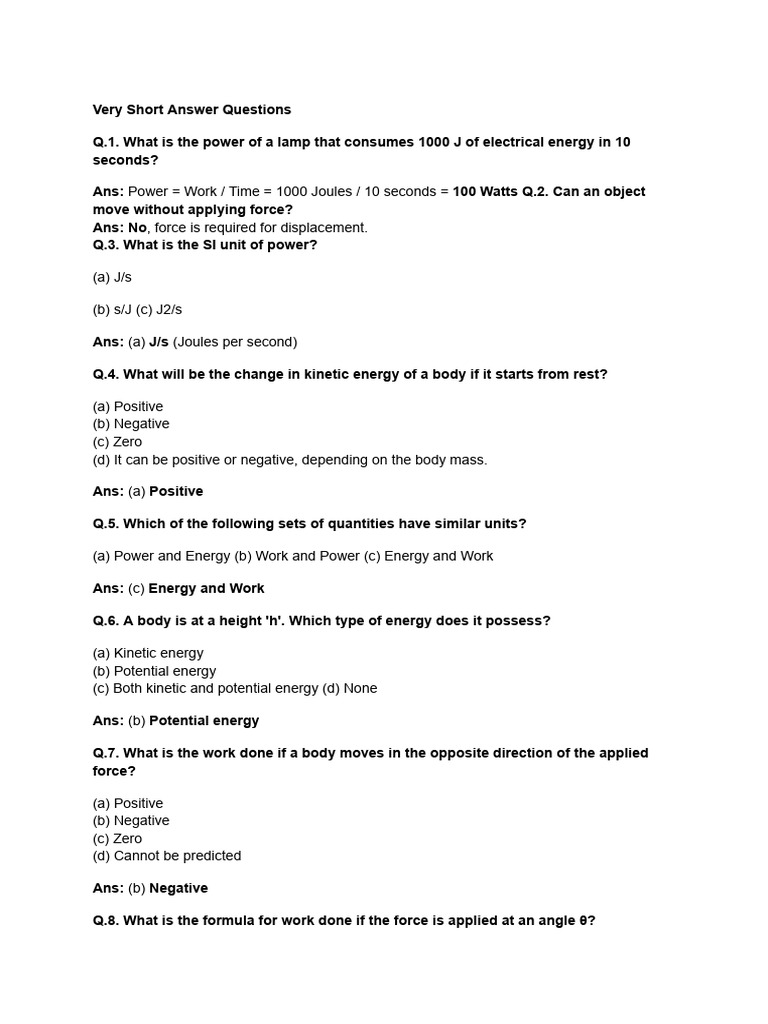 very-short-answer-questions-pdf-potential-energy-kinetic-energy