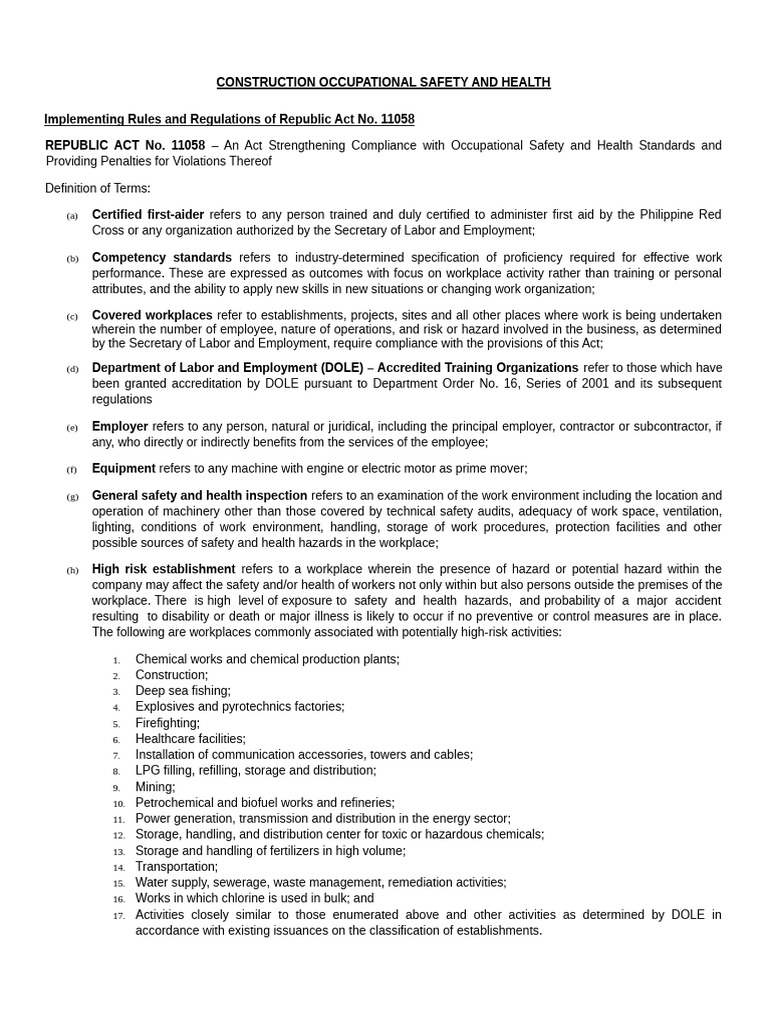 MODULE#4COSH Principles | PDF | Occupational Safety And Health | Employment