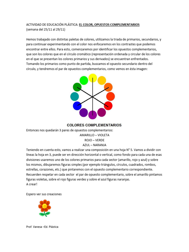 Act. Opuestos Complementarios | PDF