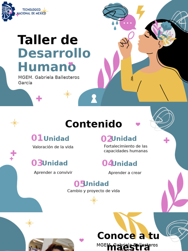 Taller de Desarrollo del Ser Humano | PDF | Aprendizaje | Las emociones