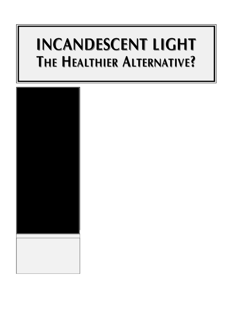 Incandescent vs. Fluorescent Lighting | PDF | Incandescent Light Bulb ...