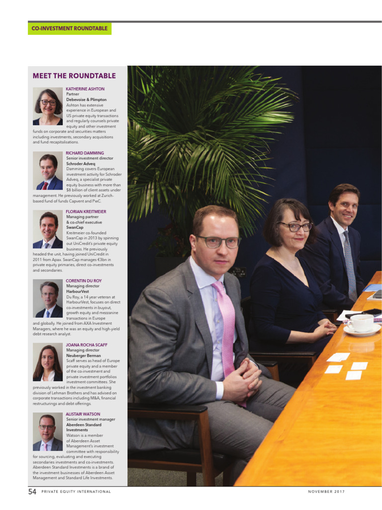 Co-Investment Trends in Private Equity | PDF | Private Equity | Investing