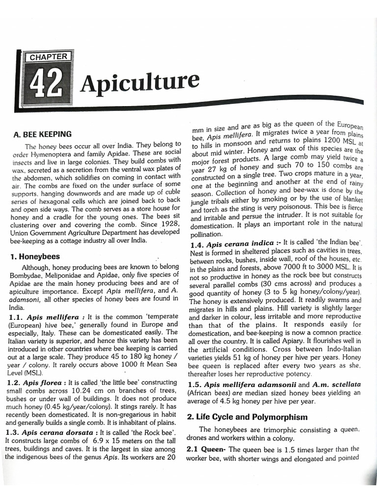 Apiculture | PDF