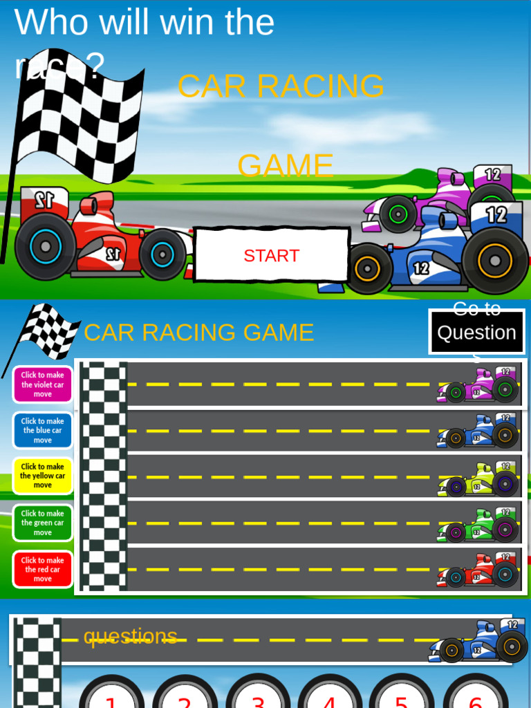 Interactive Car Racing Game | PDF