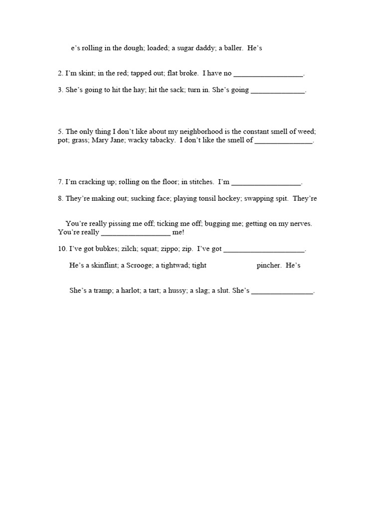 Slang Fun | PDF