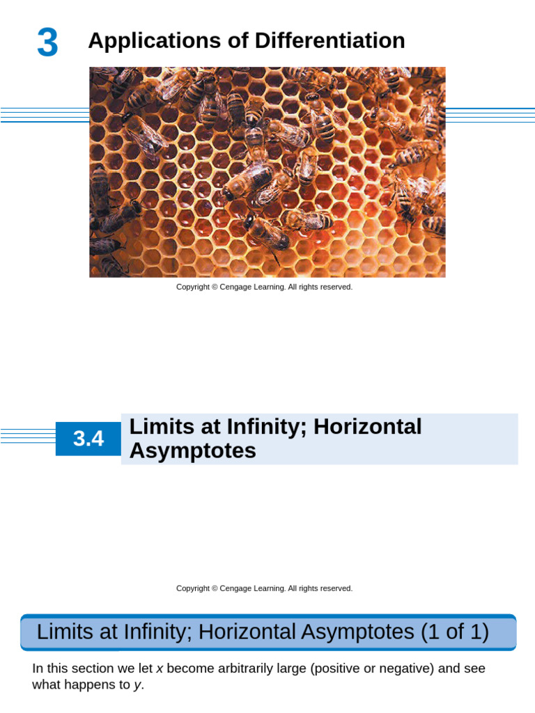 3 4 Limits At Infinity Horizontal Asymptotes Pdf Limit Mathematics