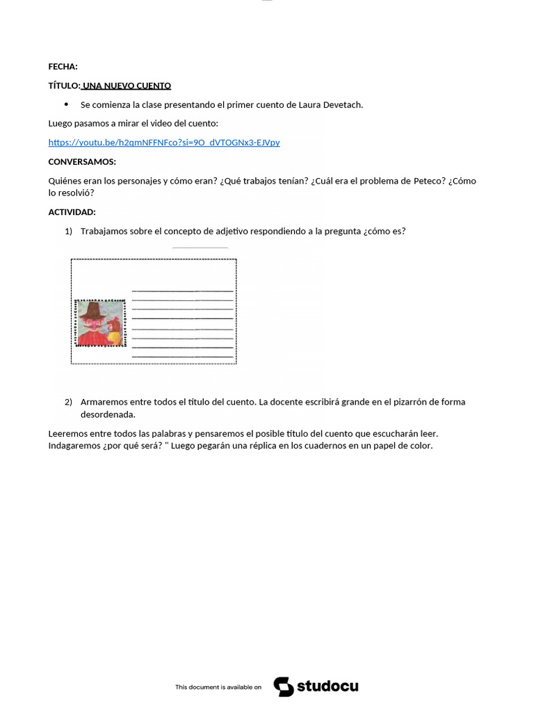 Actividades de Lectura y Escritura Infantil | PDF | Comunicación humana