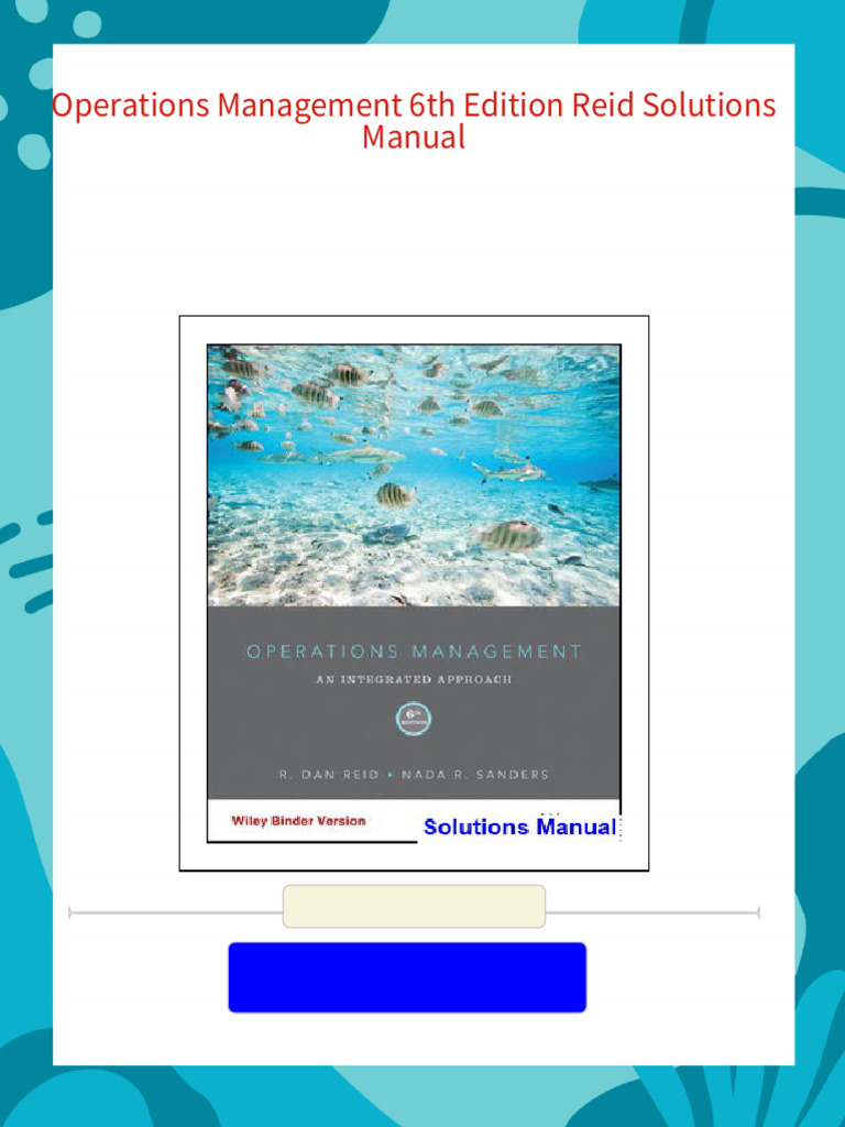 Solutions Manual Free Download