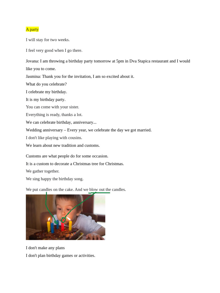 A Party | PDF