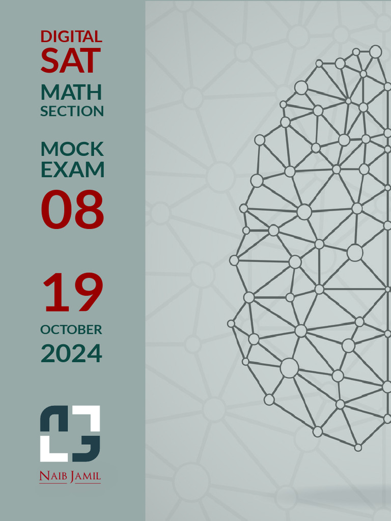 Digital SAT Math Mock Exam Results | PDF | Tests | Evaluation Methods