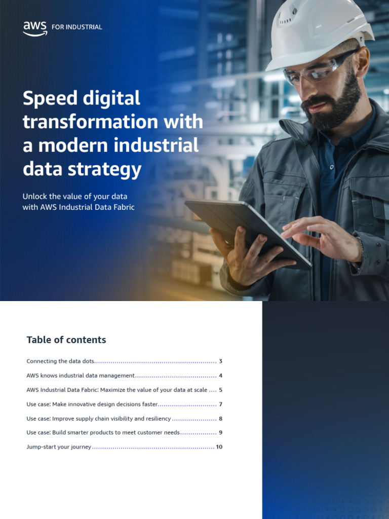 Modern Industrial Data Strategy with AWS | PDF | Internet Of Things ...
