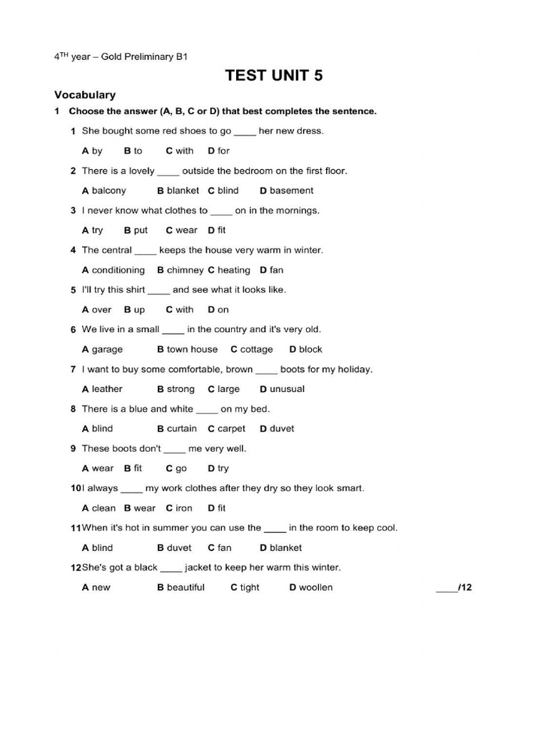 b1 Read Part 5 Practice | PDF
