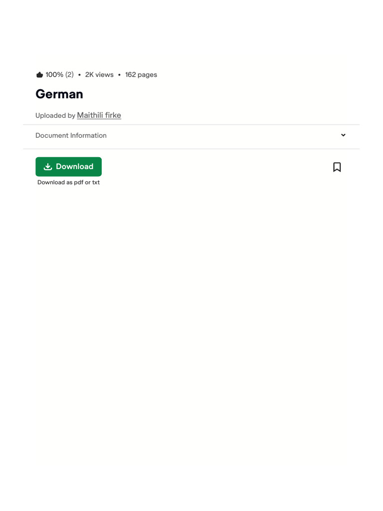 German - PDF - Reading Comprehension - Learning | PDF | Scribd ...