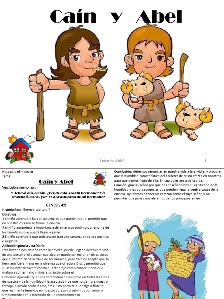 004 - Génesis Capítulo 4 (Caín y Abel) | PDF