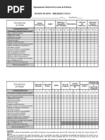 NOVO Registo de Auto-Avaliação - 2[1].º Ciclo