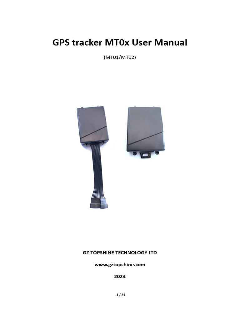 GPS Tracker MT0x User Manual | PDF | Radio Frequency Identification ...