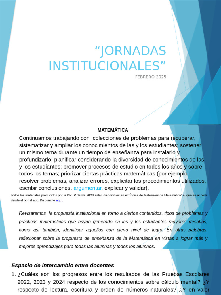Jornadas Inst. 24-02-2025 | PDF | Enseñando | Decimal