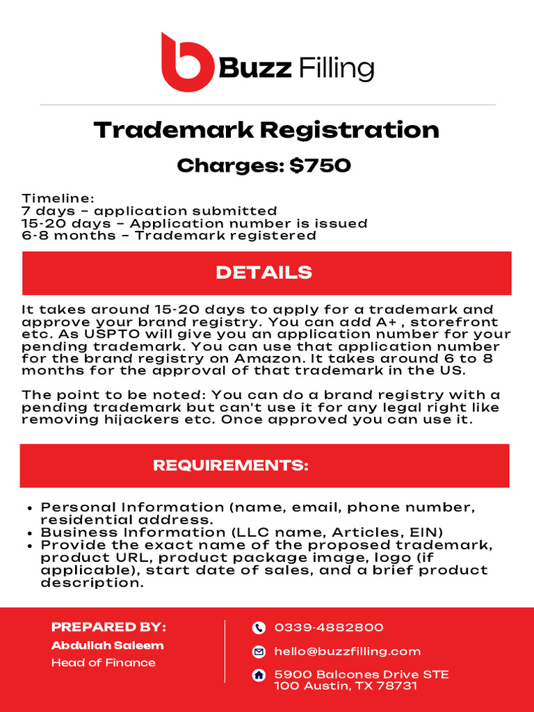 View of Trademark Registration Process Overview | PDF