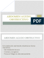 Abdomen Agudo Obstructivo