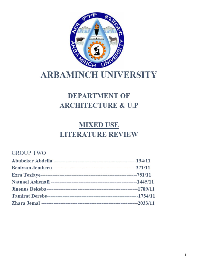Mixed Use Development Literature Review | PDF