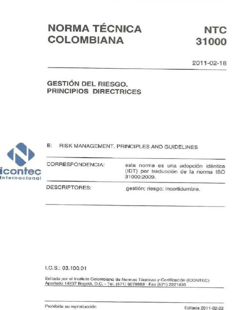 Iso 31000 | PDF