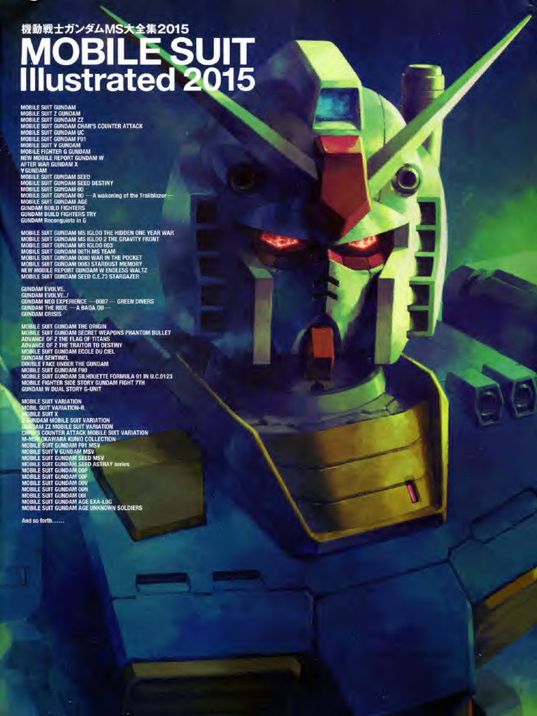 Mobile Suit Illustrated 2015 | PDF | Military Science Fiction