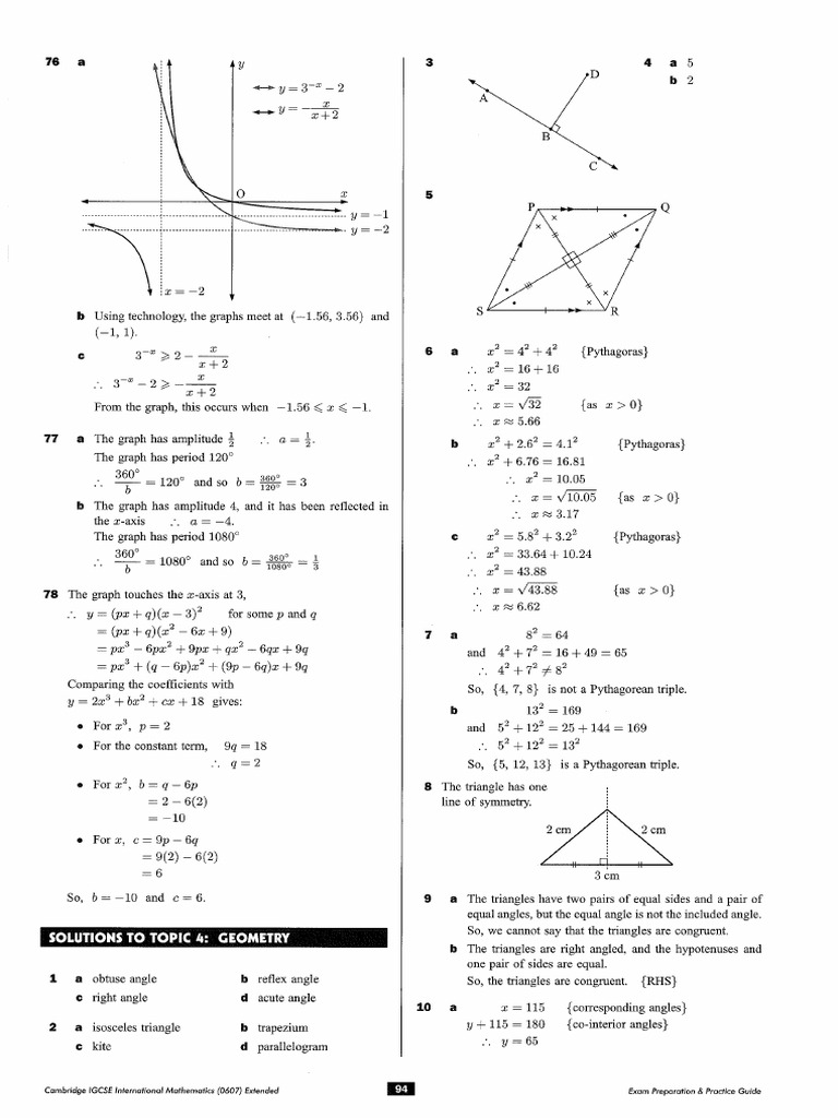 1.1 Geometry (H&H) (WS) | PDF