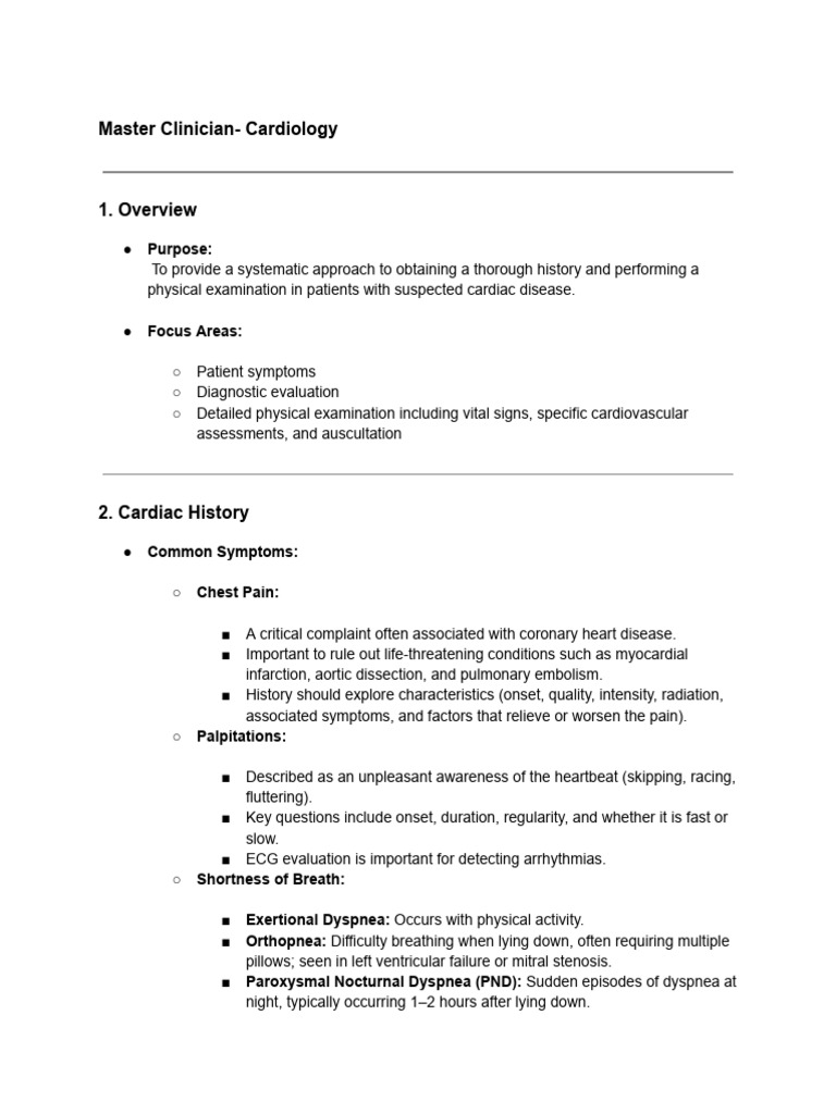 Master Clinician- Cardiology | PDF | Heart Valve | Heart