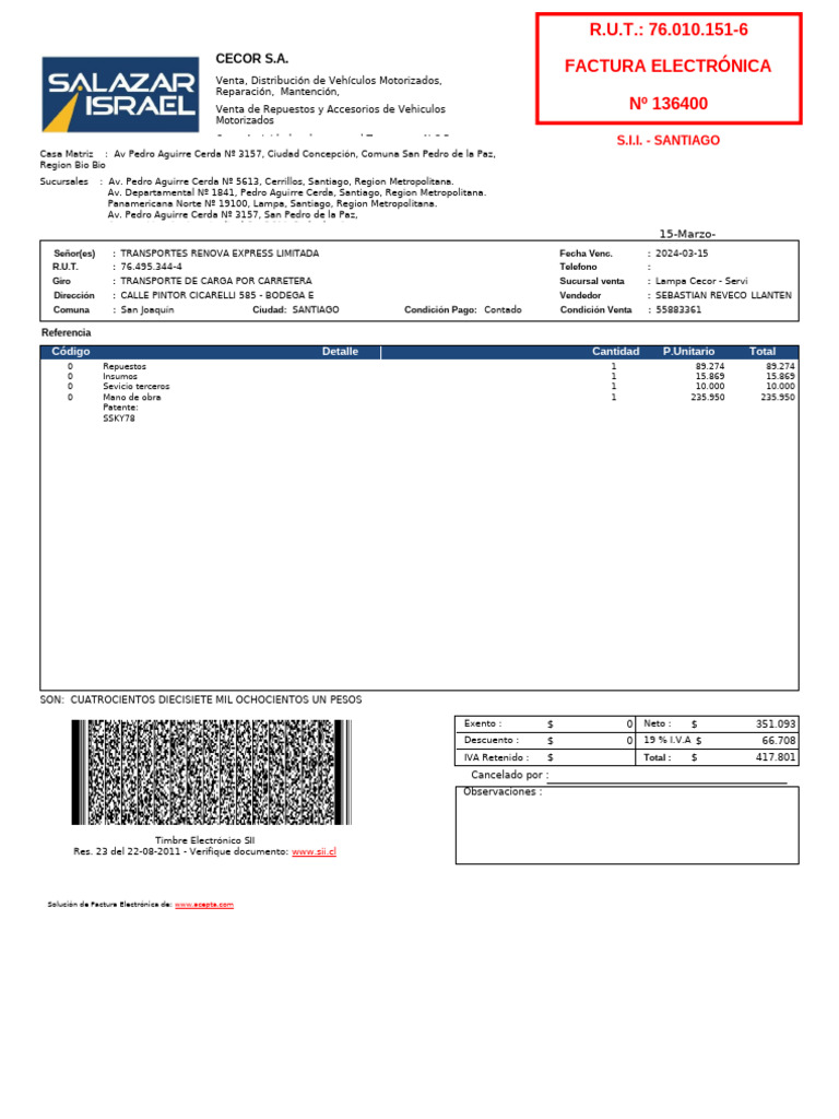 Documento 33 55883361 | PDF | Pagos