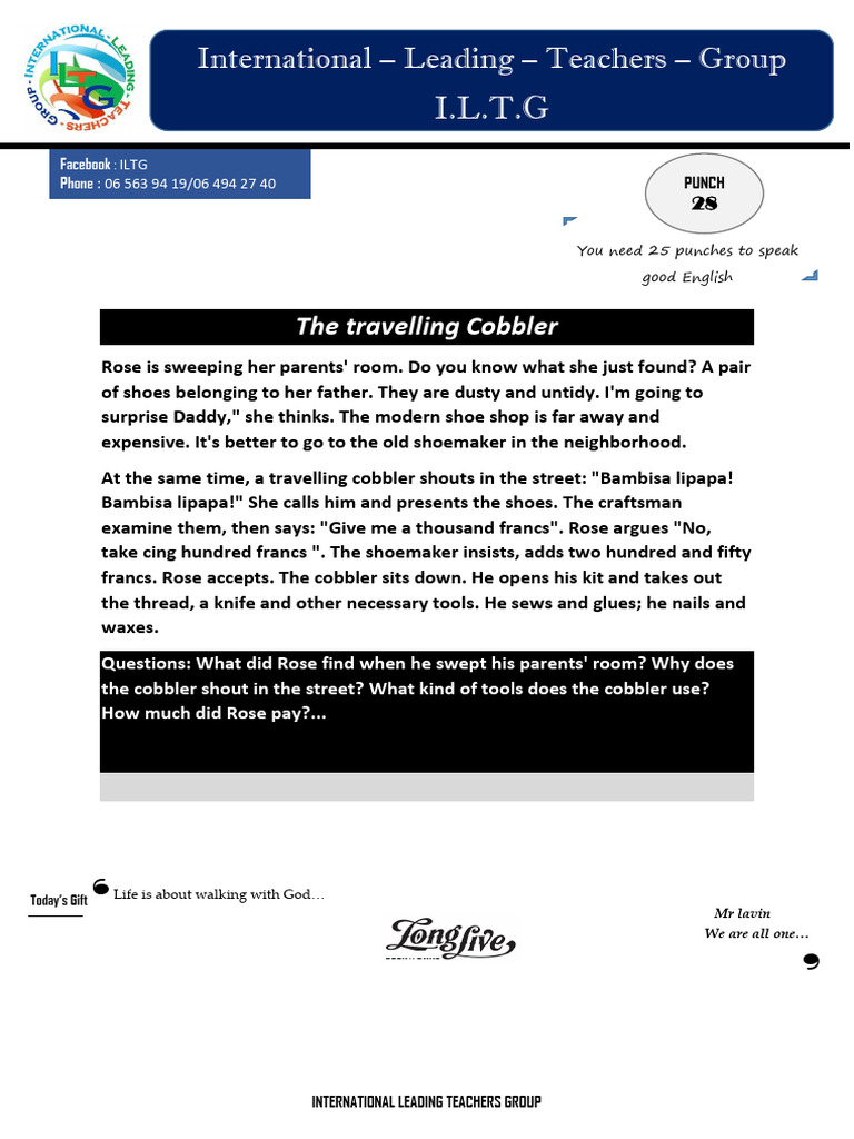 English Learning Through Stories | PDF