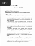 CADA - QUEIXA INÊS S. CASTRO - DGAJ