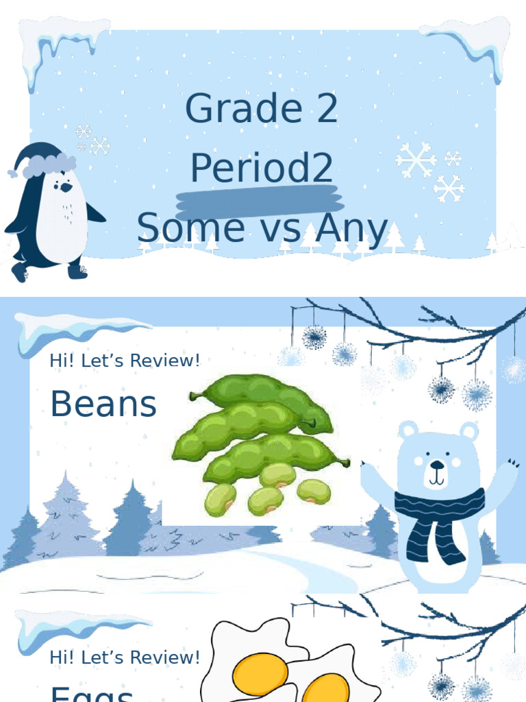 Grade 2 Lesson: Some vs Any Activities | PDF