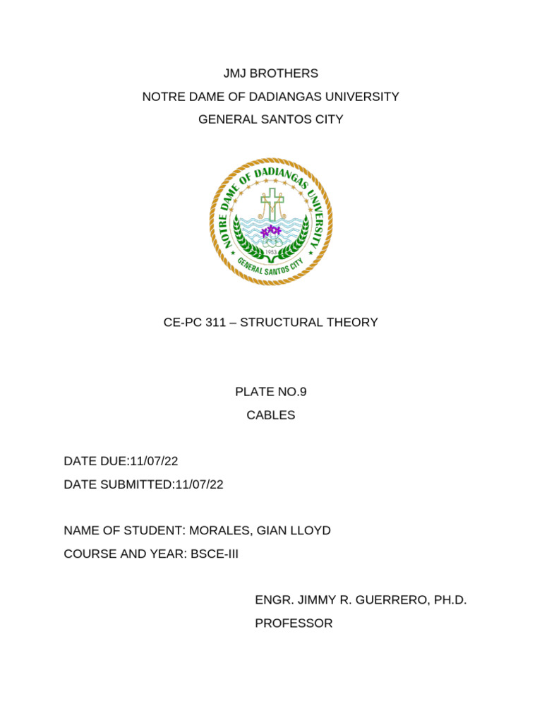 Structural Theory and Lighting Design Projects | PDF