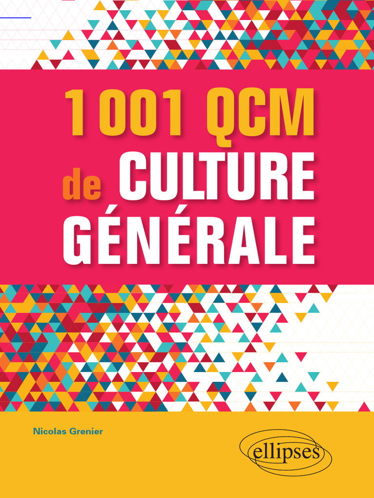 1001 QCM de Culture Générale | PDF | Romans | René Descartes