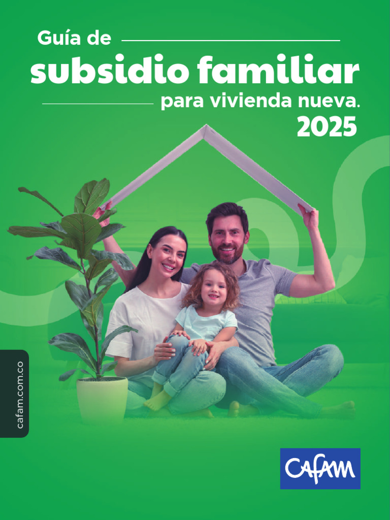 1-VIV9496 Guía Subsidio Vivienda Nueva 2025 | PDF
