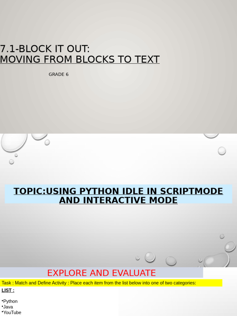 Moving From Blocks To Text L2-Difference Between Scriptmode and ...