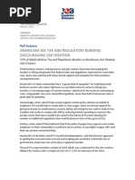 Download Americans See Tax and Regulatory Burdens Discouraging Job Creation by The Job Creators Alliance SN83401503 doc pdf