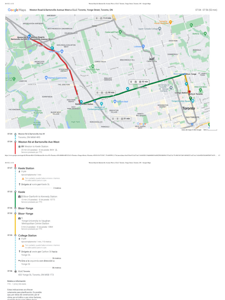 Weston Road & Bartonville Avenue West A CLLC Toronto, Yonge Street ...