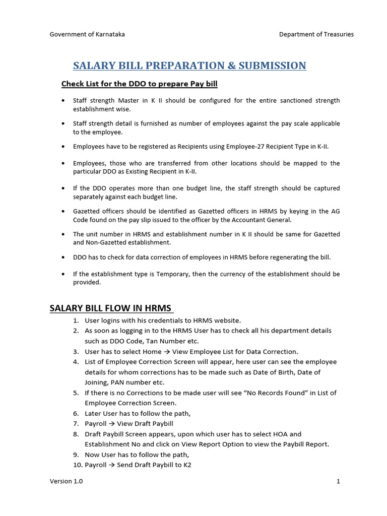 Medical Bill Checklist