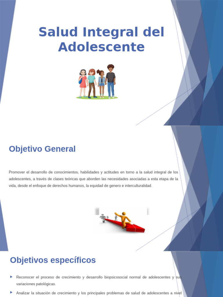 Salud Integral Del Adolescente | PDF | Adolescencia | Obesidad