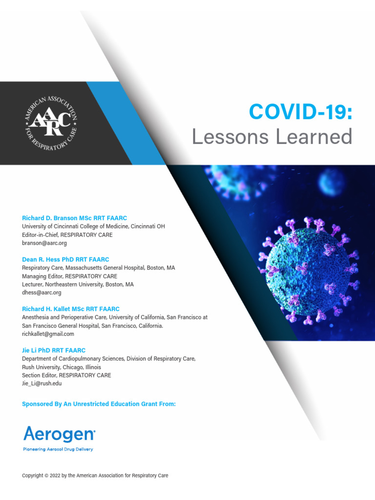 COVID-19 Lessons Learned PDF | PDF | Infection | Vaccines
