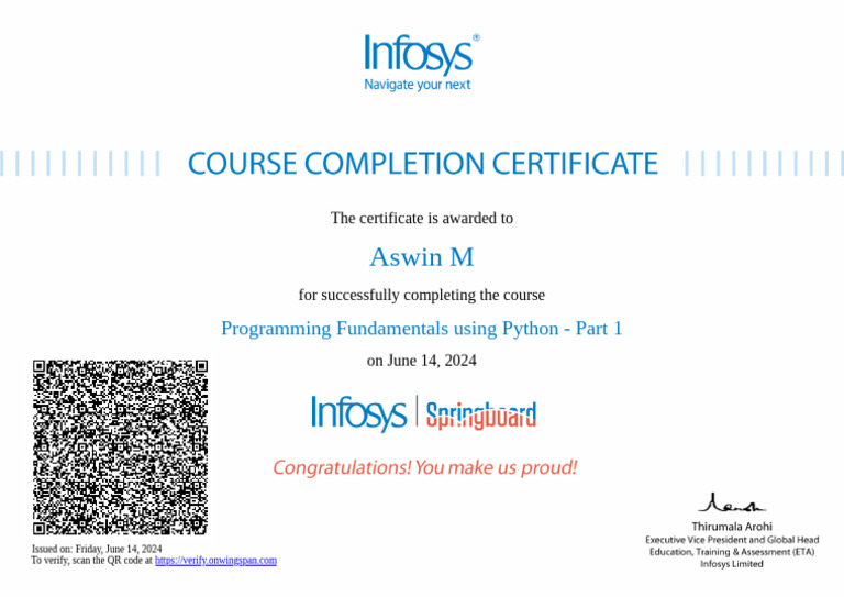 Python Programming Basics Cert | PDF